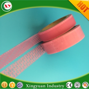 Reseal tape for lady pad packing