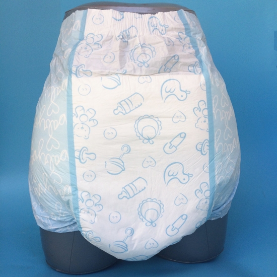 ABDL adult diaper with full printing