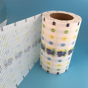 Dot Wave Moon Design Nonwoven Raw Material Frontal Tape Cost Effective Diaper Making