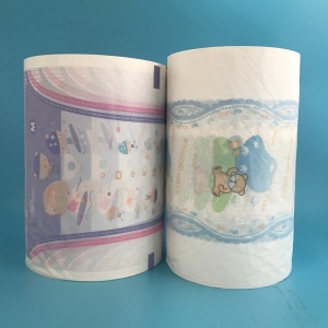 Pe Film Backsheet Printed Film For Baby Diaper Printing Material Diapers Backsheet PE Film